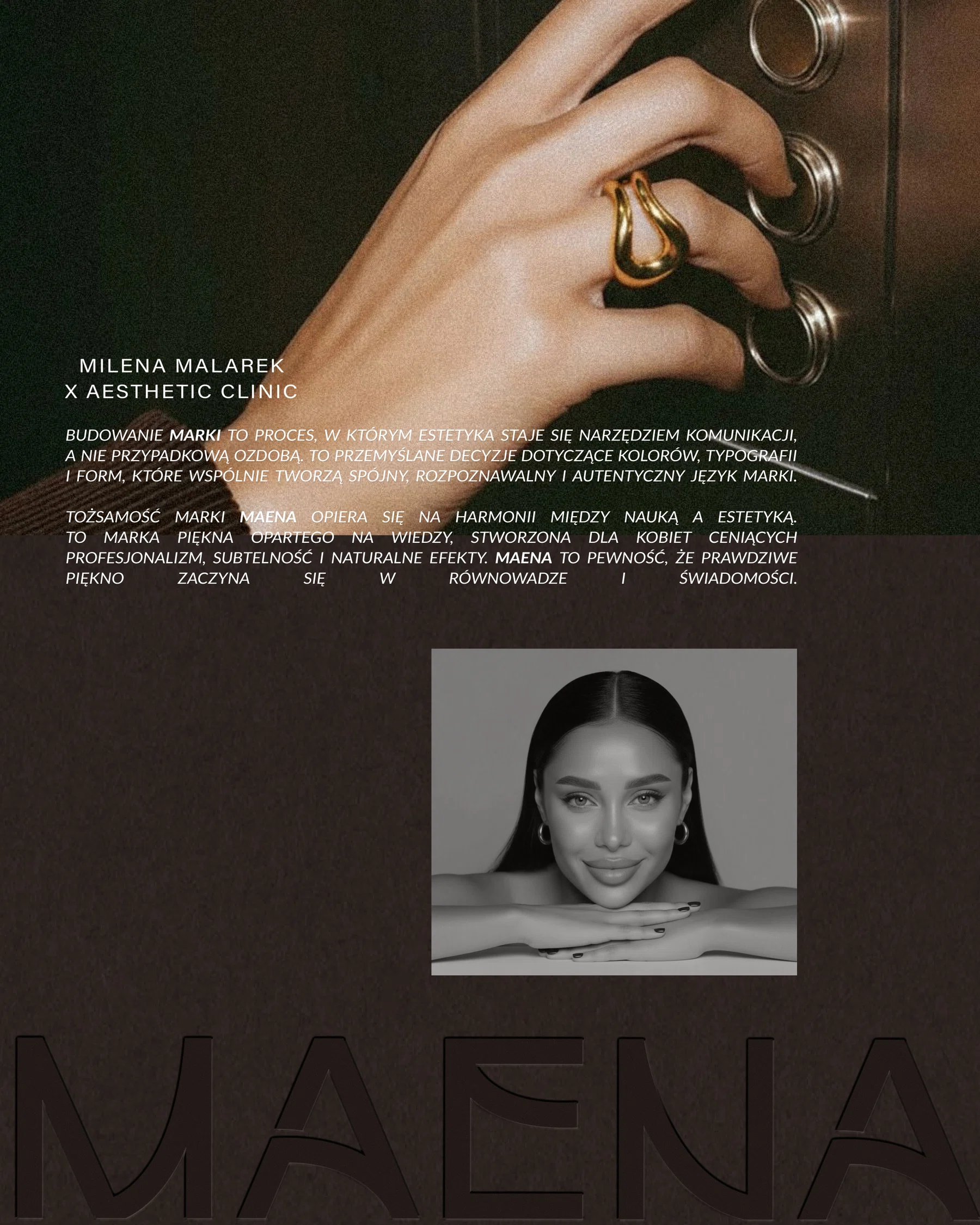 MAENA — projekt identyfikacji wizualnej